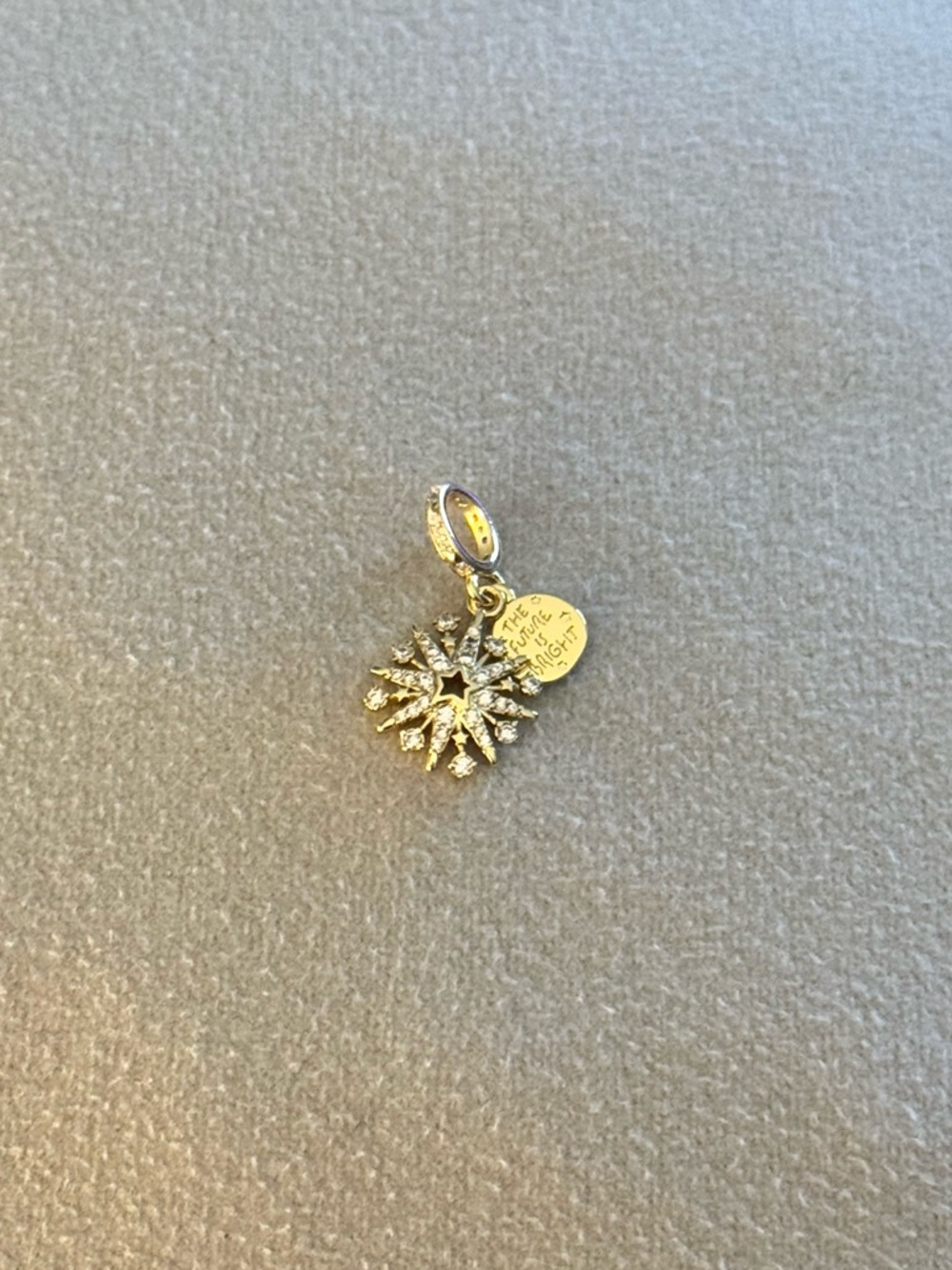 Pandora Gold star Charm Pendant